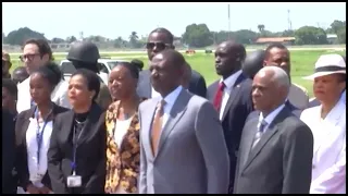 Reportaje- Presidente de Kenia viaja Haití para visitar a sus policías que los han dejado solos