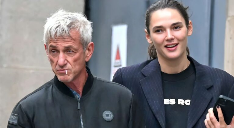 Sean Penn disfruta de un paseo romántico en París junto a su novia 34 años menor que él