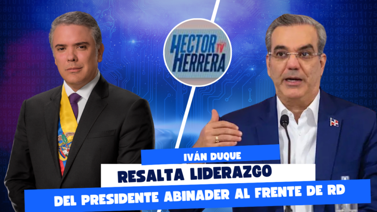 Video- Expresidente de Colombia Iván Duque resalta liderazgo del presidente Abinader al frente de RD