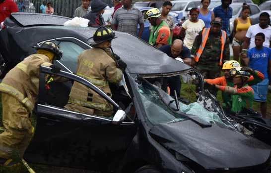 Autopista Duarte es la vía de la muerte,  mueren cuatro en accidente tránsito