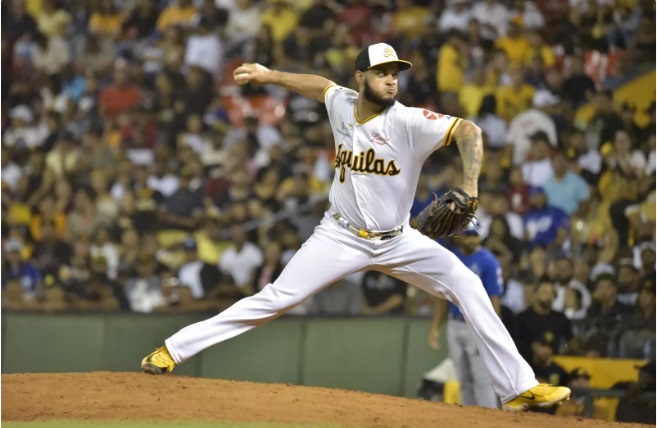 Águilas dejan tendidos en el terreno a los Tigres del Licey