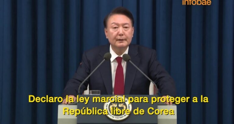 Tensión en Corea del Sur: qué implica la ley marcial que declaró el presidente y cuándo fue aplicada