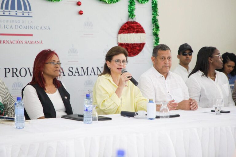 Raquel Peña dispone asistencia rápida e inmediata para los afectados por lluvias en Samaná