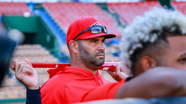Pujols entiende que el enfoque de los Leones del Escogido debe ser un juego a la vez