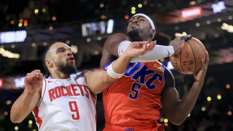 Thunder supera a los Rockets y llegan a la final de la NBA Cup