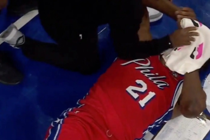 La desgracia se ceba con la cara de Joel Embiid, de los Sixers