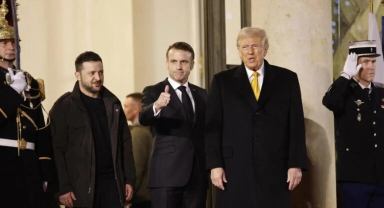 Trump se reúne con Zelenski en el Elíseo, en un encuentro organizado por Macron