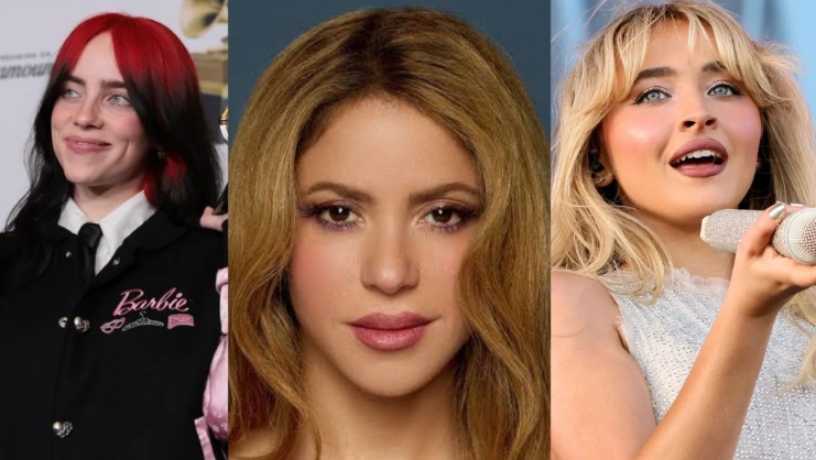 Billie Eilish, Sabrina Carpenter y Shakira, estrellas confirmadas para los Grammy