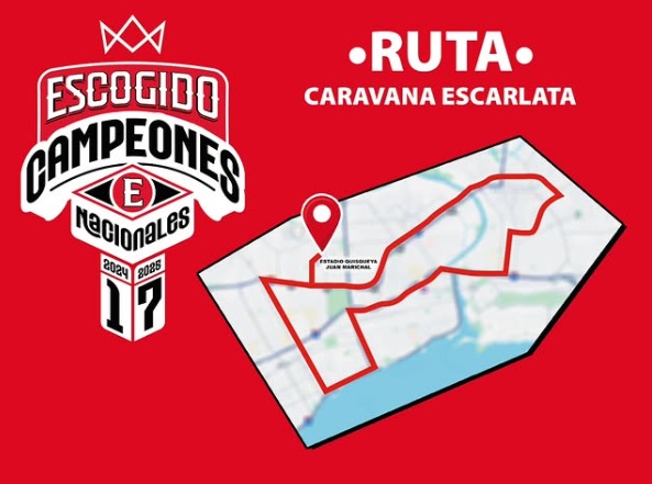 El Escogido realiza su caravana del triunfo este miércoles