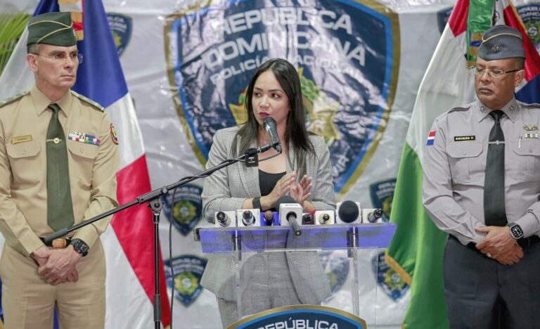 Faride anuncia MIP reforzará acciones para combatir homicidios, narcotráfico y otros delitos