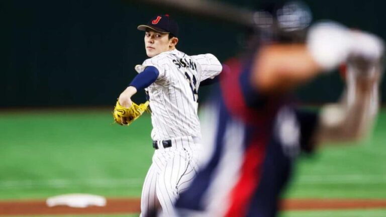 Los Dodgers entregan un bono de US$6,5 millones a Roki Sasaki