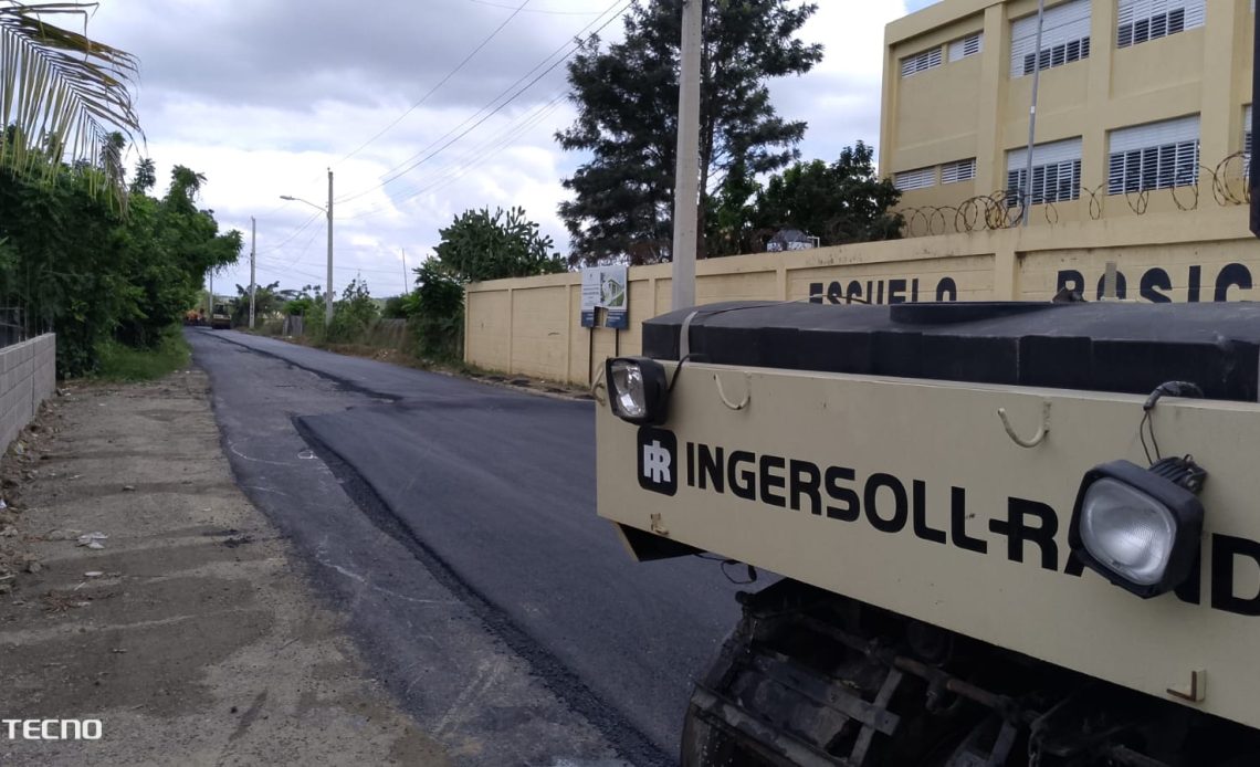 Gobierno Dominicano reinicia trabajos de asfaltado en Dajabón