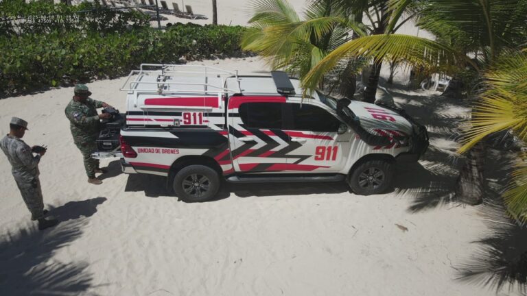 Con despliegue de equipos de drones, sistema 911 intensifica apoyo en la búsqueda de joven india desaparecida en Punta Cana