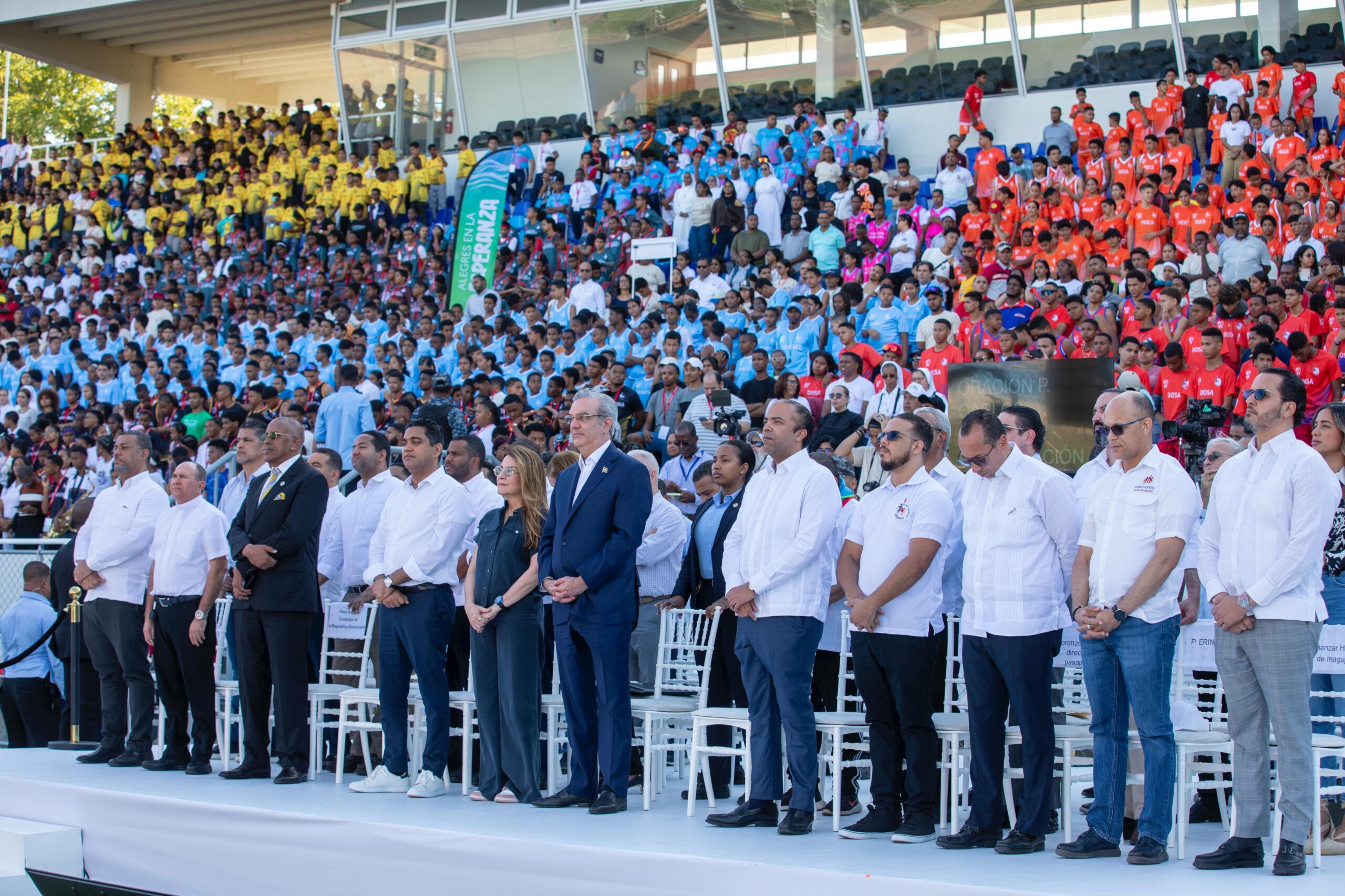 Presidente Abinader asiste a la XVI Edición de los Juegos Nacionales Salesianos, dedicados en su honor