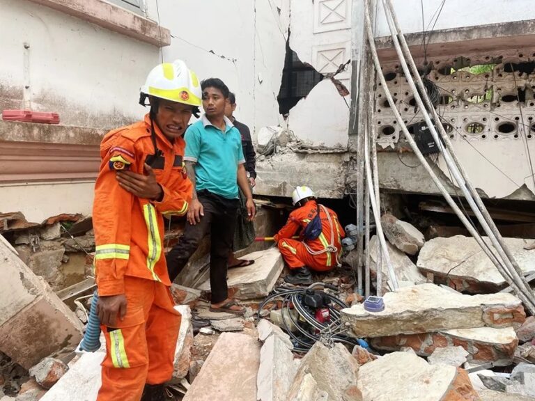 Birmania declara el estado de emergencia tras un terremoto con centenares de muertos