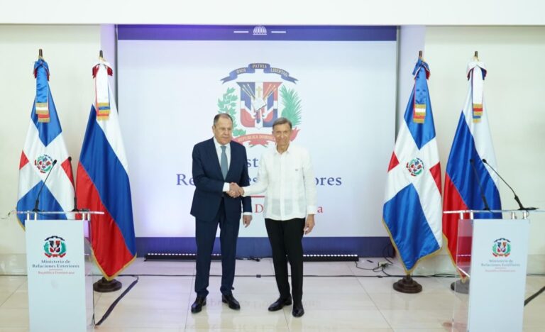 Rusia considera a RD como un «socio prometedor» en la región, afirma el canciller Serguéi Lavrov