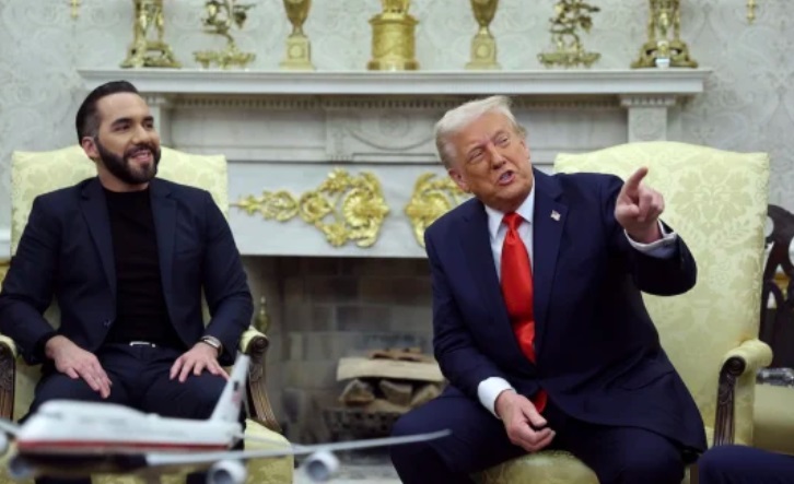 Bukele desde la Casa Blanca: “EE.UU. tiene que encarcelar a algunos para liberar a 350 millones”