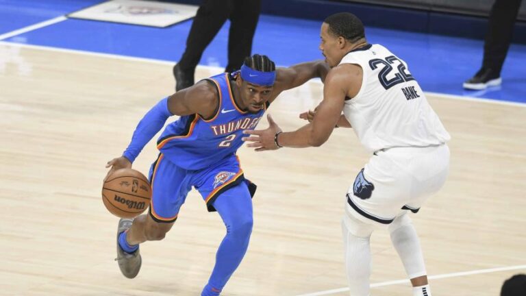 Gilgeous-Alexander anota 27 y Thunder arrolla a Grizzlies para aventajar 2-0 en la serie