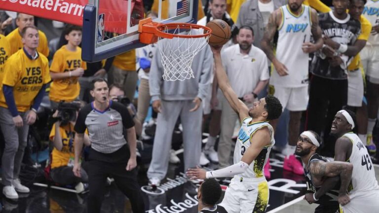 Haliburton y Pacers eliminan a Bucks de los playoffs al superarlos 119-118 en prórroga