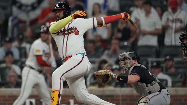 Marcell Ozuna se va para la calle y los Bravos logran su primer triunfo