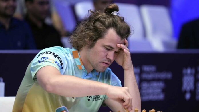 El gran maestro de ajedrez Magnus Carlsen