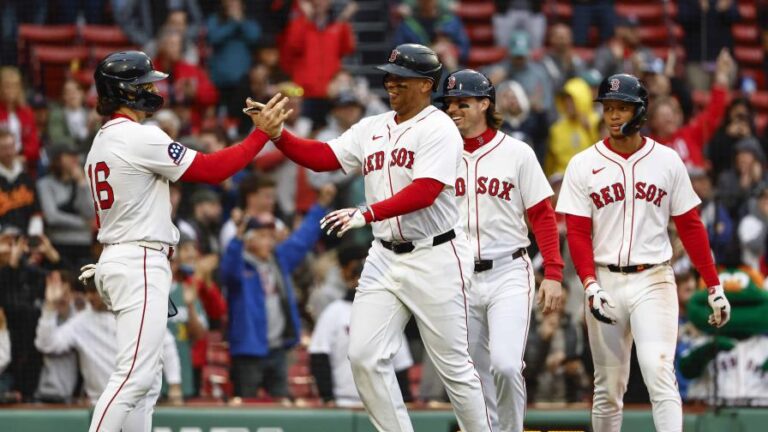 Rafael Devers logra récord personal con ocho producidas en triunfo de Medias Rojas sobre Orioles