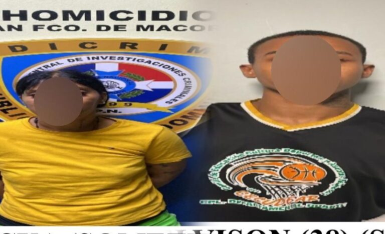 DICRIM arresta a dos personas por muerte de joven durante tiroteo en cabaña de San Francisco de Macorís