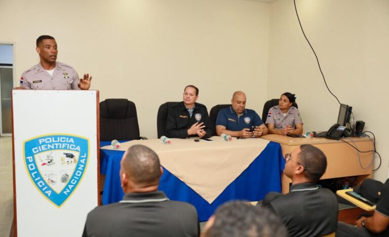 Policía Nacional impulsa capacitación técnica de su personal con curso de Criminalística aplicada