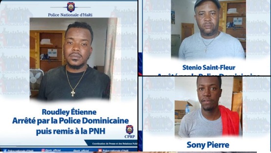 Policía de Haití publica fotos de alegados terroristas apresados en RD al intentar comprar drones suicidas para lanzar atentados