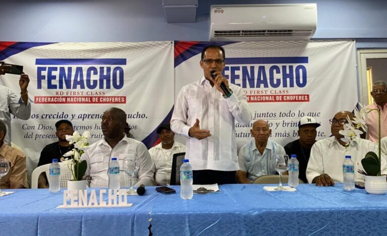 Federación de Choferes anuncia marcha hacia el Palacio Nacional el próximo lunes 9 de junio