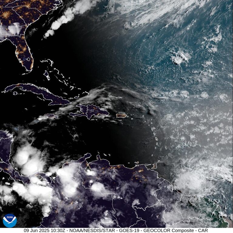 Indomet: Persisten los aguaceros locales por incidencia de vaguada en altura