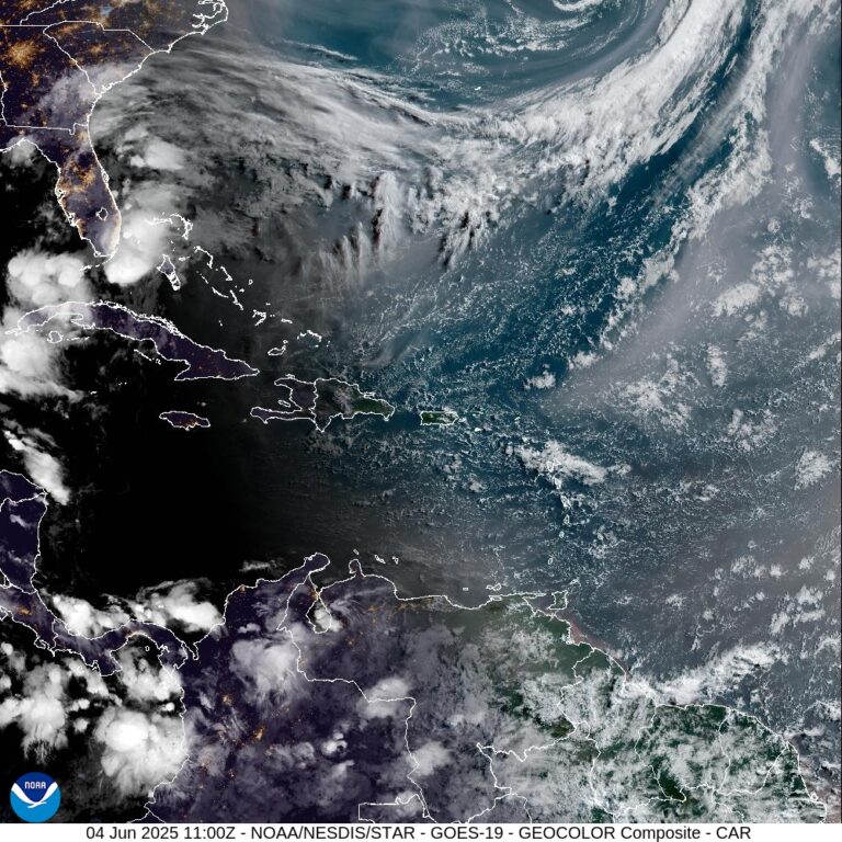 Indomet: Sistema de alta presión sigue dominando condiciones atmosféricas del país, disminuye polvo del Sahara