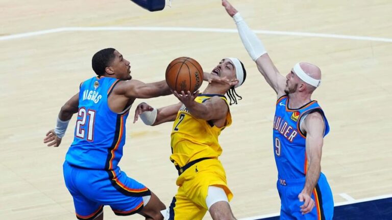 Indiana funde a Oklahoma y toma ventaja en la serie final de la NBA