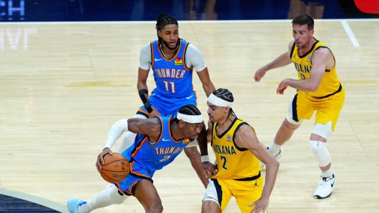Thunder empata 2-2 la final de la NBA ante Indiana
