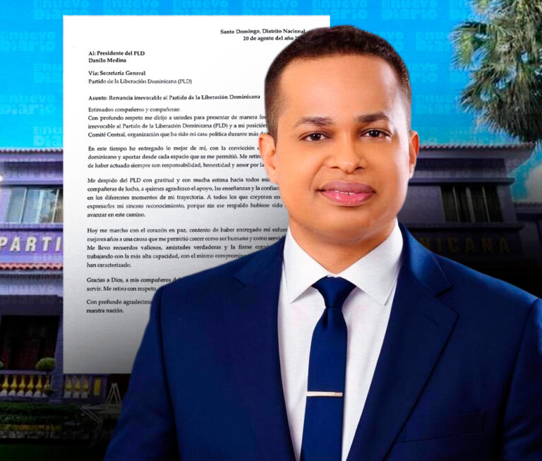 Las renuncias en el PLD no se detienen, se va Omar Guevara miembro de Comité Central