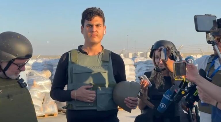 Ejército Israel dice a periodistas dominicanos despachan 400 camiones de alimentos diario a la Franja de Gaza