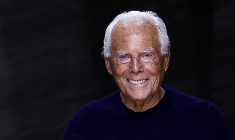 Murió Giorgio Armani, ícono de la moda italiana