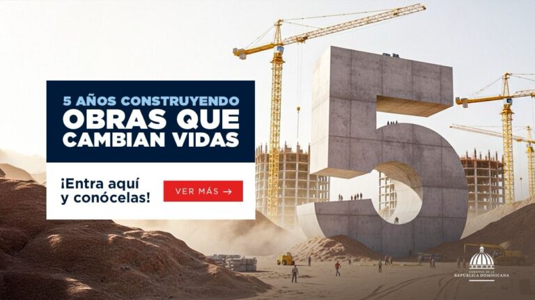 Presidencia Asegura gobiernos de Abinader ha invertido en obras más de RD$753,000 millones