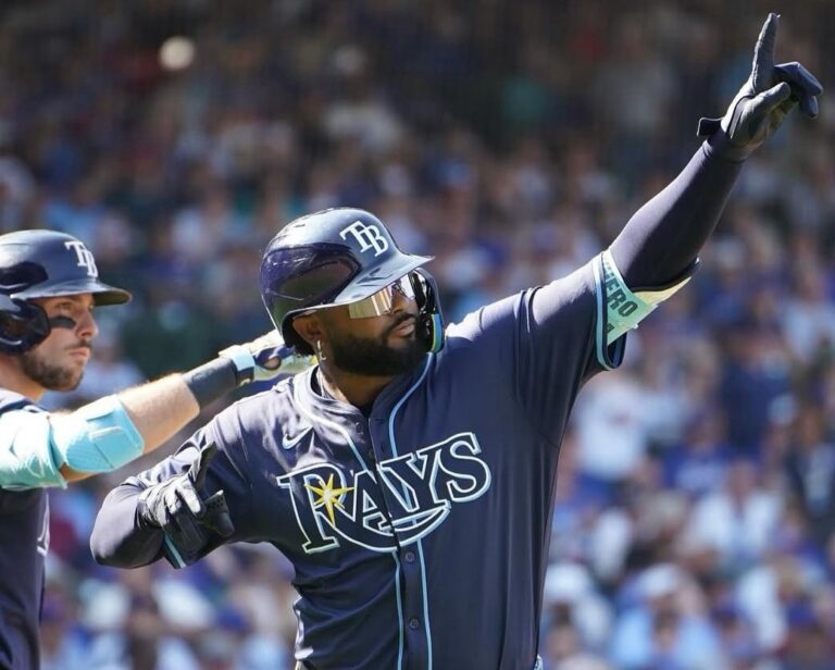 Junior Caminero conecta su jonrón 43 y lidera la remontada de los Rays en Chicago