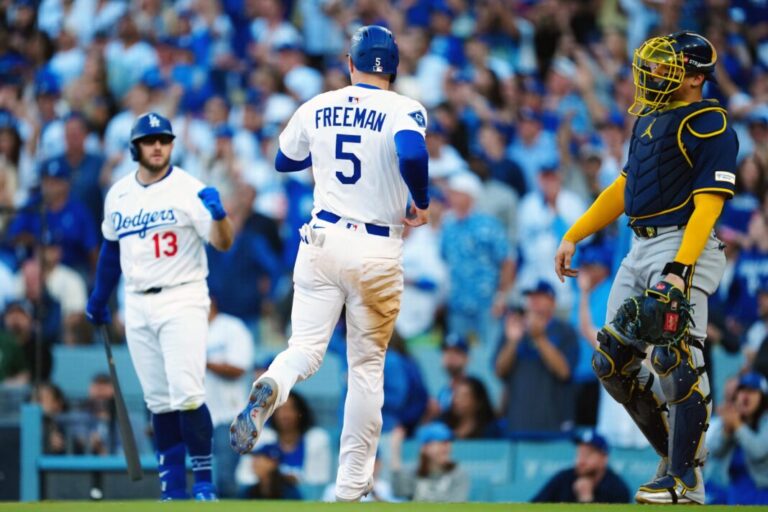 Dodgers quedan a una victoria de regresar a la Serie Mundial tras vencer 3-1 a los Cerveceros