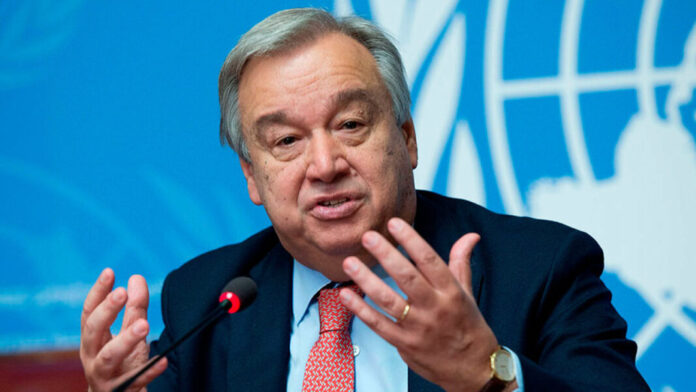 Guterres condena el cambio