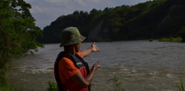 Aguas del Rio Yaque  del Norte, en Santiago, desaparecen hombre de nacionalidad haitiana