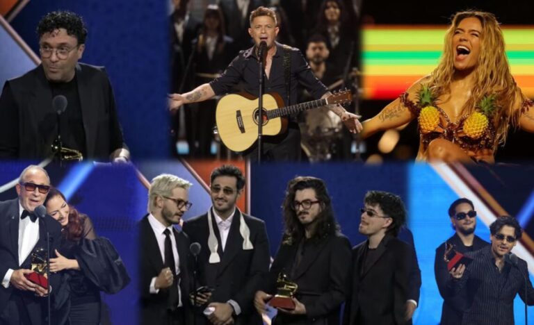 Principales ganadores que brillaron en los Latin Grammy 2025