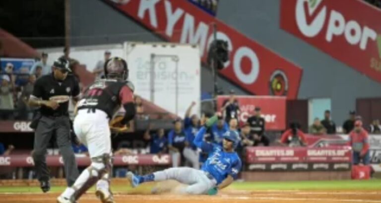 Gigantes superan al Licey 4-2 para quebrar el empate
