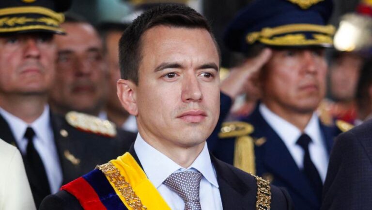 «A todos los criminales narcochavistas les llega su hora», asegura el Presidente de Ecuador, Daniel Noboa