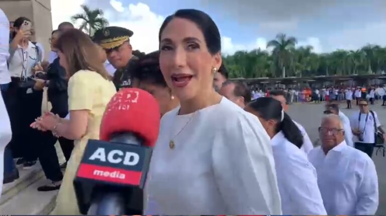 Virus gripal dejó al presidente sin fuerza para viajar; primera dama acudió junto a la vicepresidenta a La Basílica de Higuey