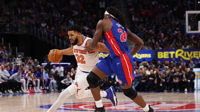 Towns anota 20 con 11 rebotes y los Knicks son líderes de la división atlántica