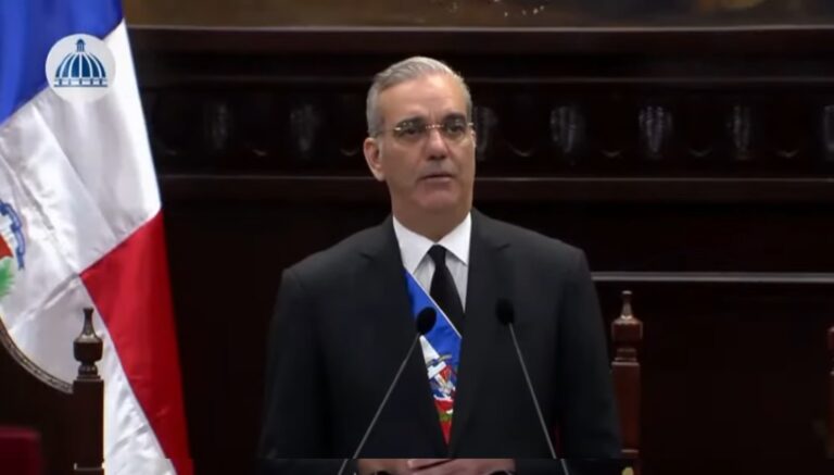 “Las fallas ocurridas en el sistema son inaceptables. Nos preocupan y nos ocupan”, manififesta Abinader durante su rendición de cuentas