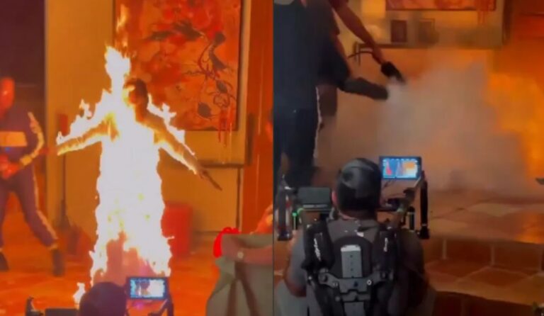 Escena de fuego en nuevo videoclip de Katy Perry desata polémica en redes
