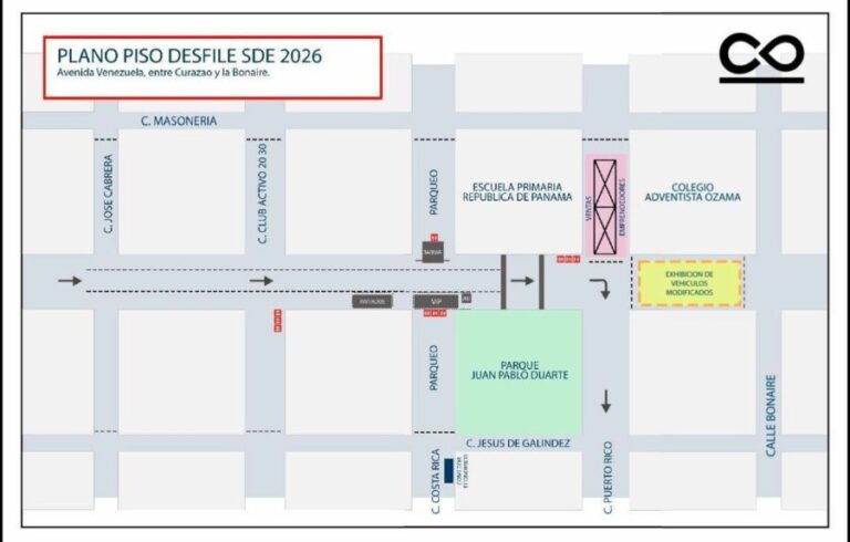 ASDE cierra avenidas Venezuela y Costa Rica este fin de semana por desfile de carnaval